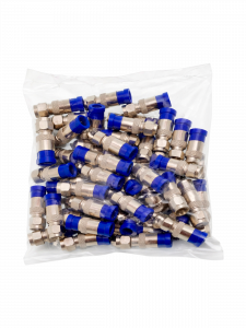 Орбита OT-AVT18 штекер F компрессионный-обжимной (RG-6) (УПАКОВКА 50ШТ)